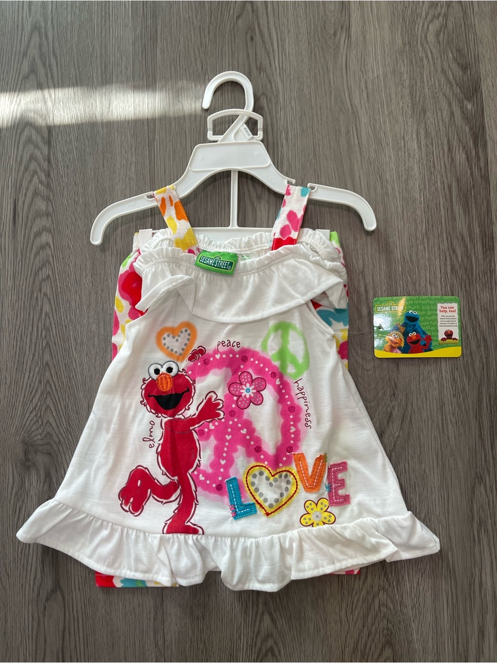 NWT vintage Elmo Sesame Street set 18 m